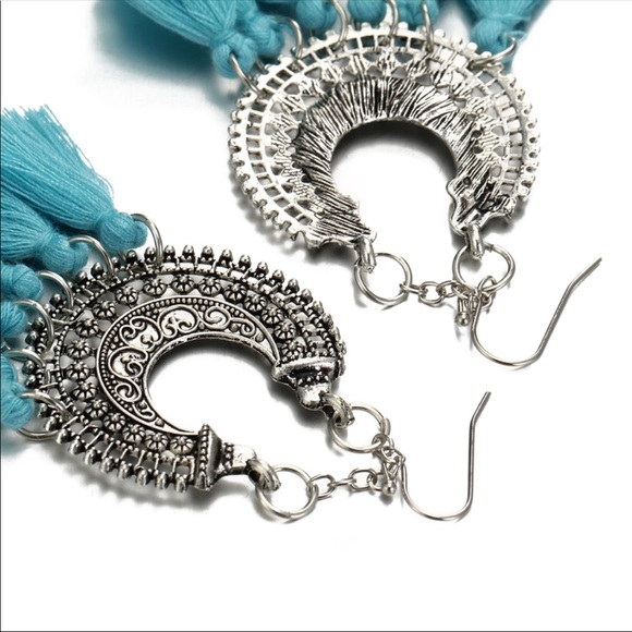 Statement Tassel Earrings - Picture 4 of 4